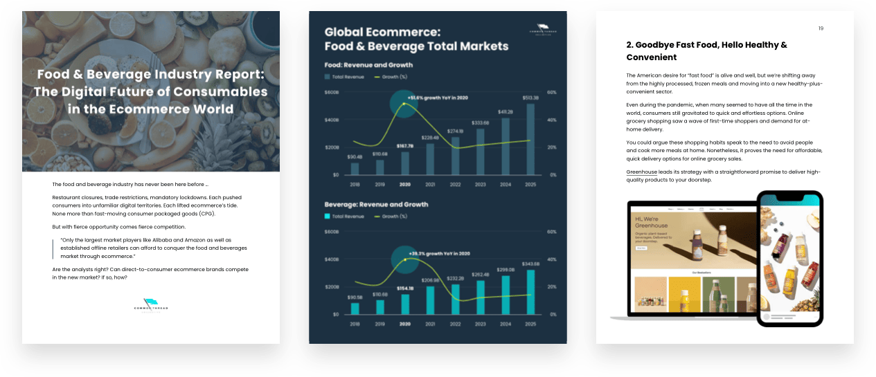 Food & Beverage Industry Report: The Digital Future of Consumables in the Ecommerce World (1) Food & Beverage Industry Report: The Digital Future of Consumables in the Ecommerce World (1)