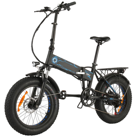ANCHEER 20 Inch Wheel 500W Fat Tire Electric Mountain Bike with Removable 36V 12.5Ah Battery AMA5688