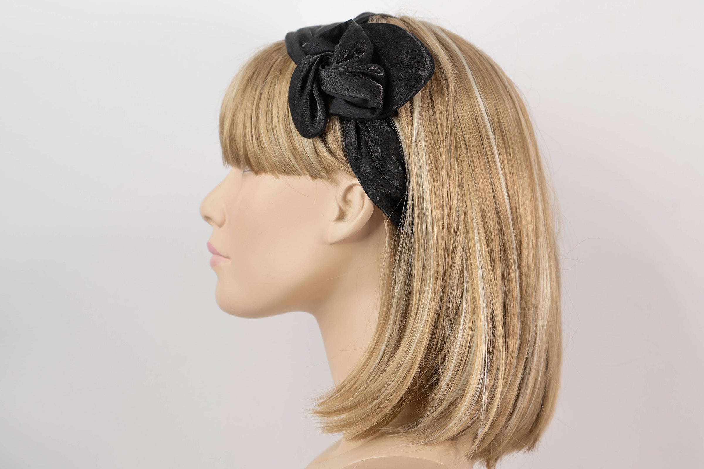 Bandeau Cheveux Femme Noir Moire Celui D Evy