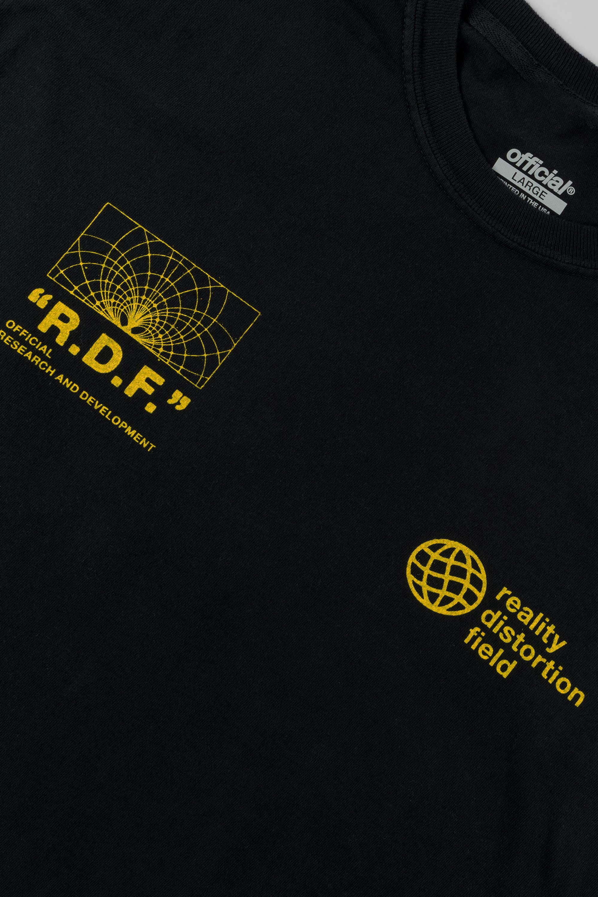 Reality Distortion Field Longsleeve Shirt Black The Official Brand