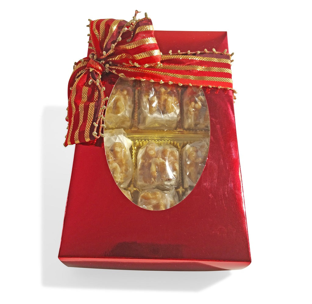 Nougat Mou Aux Noix De Grenoble Boite Delice De 12 Morceaux Delinat