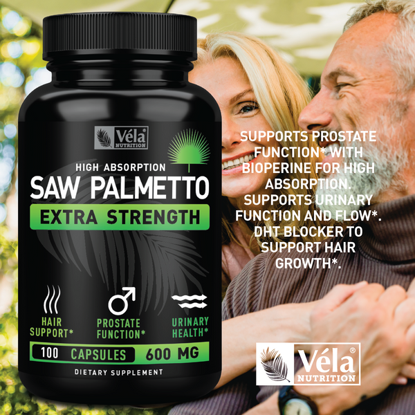 Saw Palmetto 600 Prostate Health Hair Loss Urinary Support Zeal Naturals
