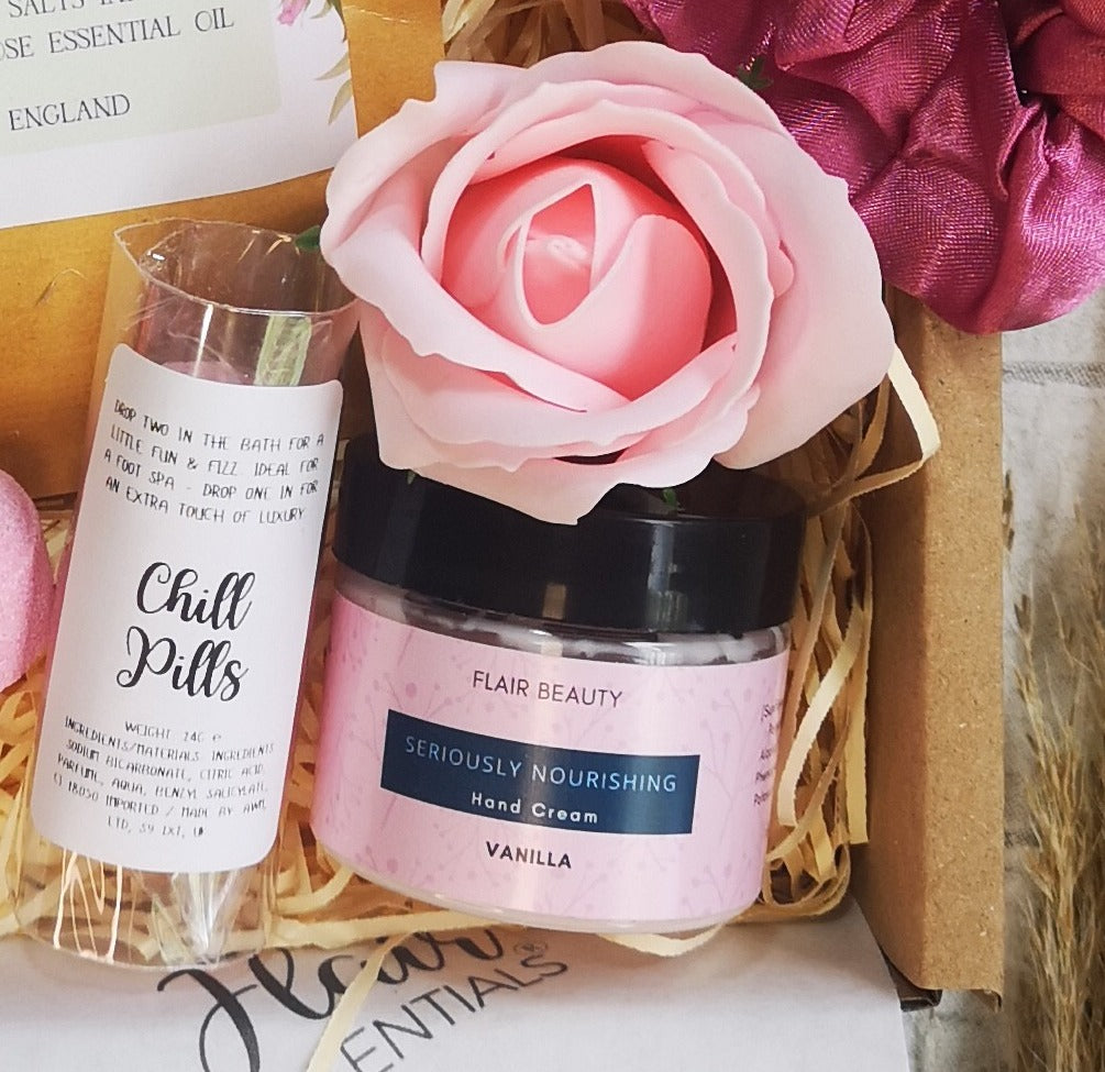 Hug In A Box Self Care Package Gift With Personalised Messagebirthday Pamper Gift Box For Her Flairessentials Com
