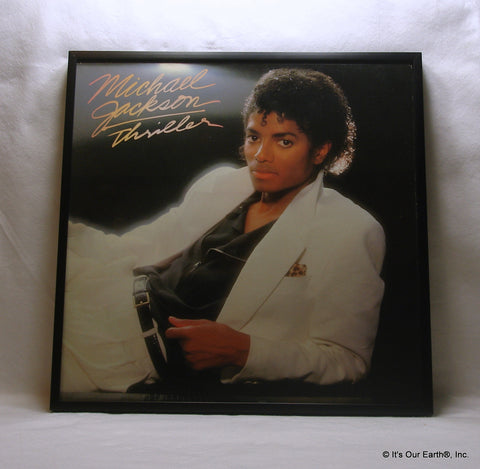 Michael Jackson Framed Album Cover Thriller 1982 It S Our Earth Inc