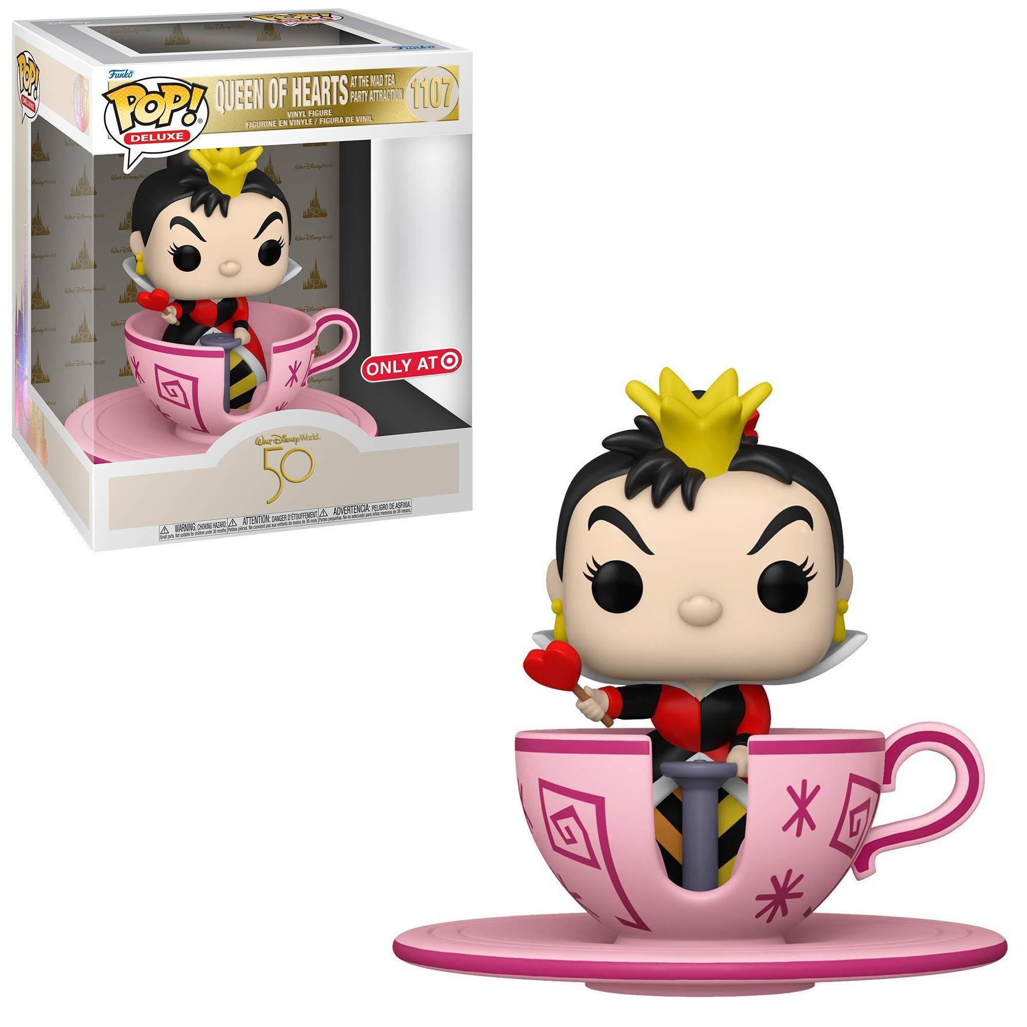 Disney Queen Of Hearts Mad Tea Party Pop Deluxe Exclusive K Dog Fish