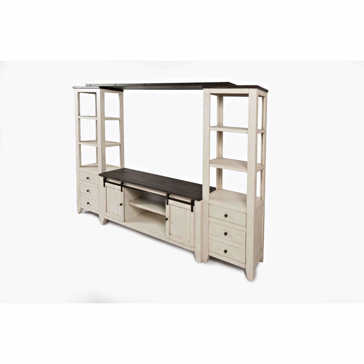 Furniture Barn Madison County Vintage White Media Wall