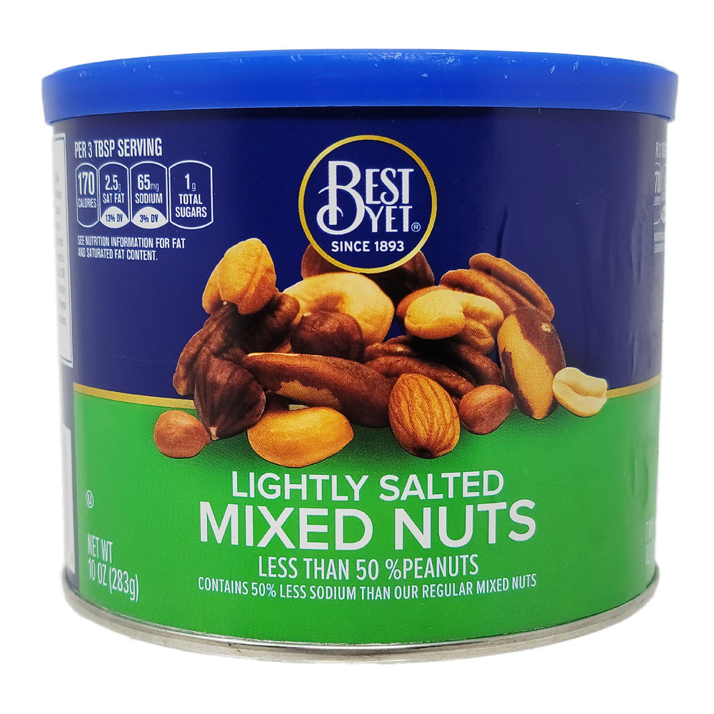 Best Yet Lightly Salted Mixed Nuts 10oz Healthy Heart Market