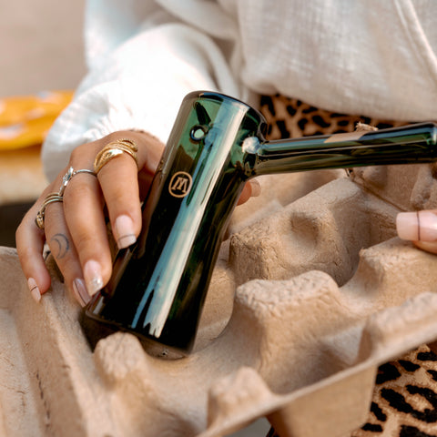 Marley Natural Smoked Glass Bubbler