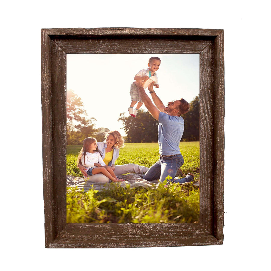 Rustic Barnwood Picture Frame Sizes Reclaimed Wood Frames Barnwood Usa