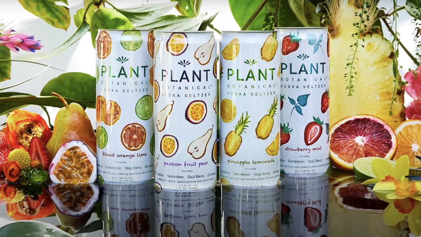 Plant Botanical Variety Pack Botanical Vodka Seltzer Reservebar