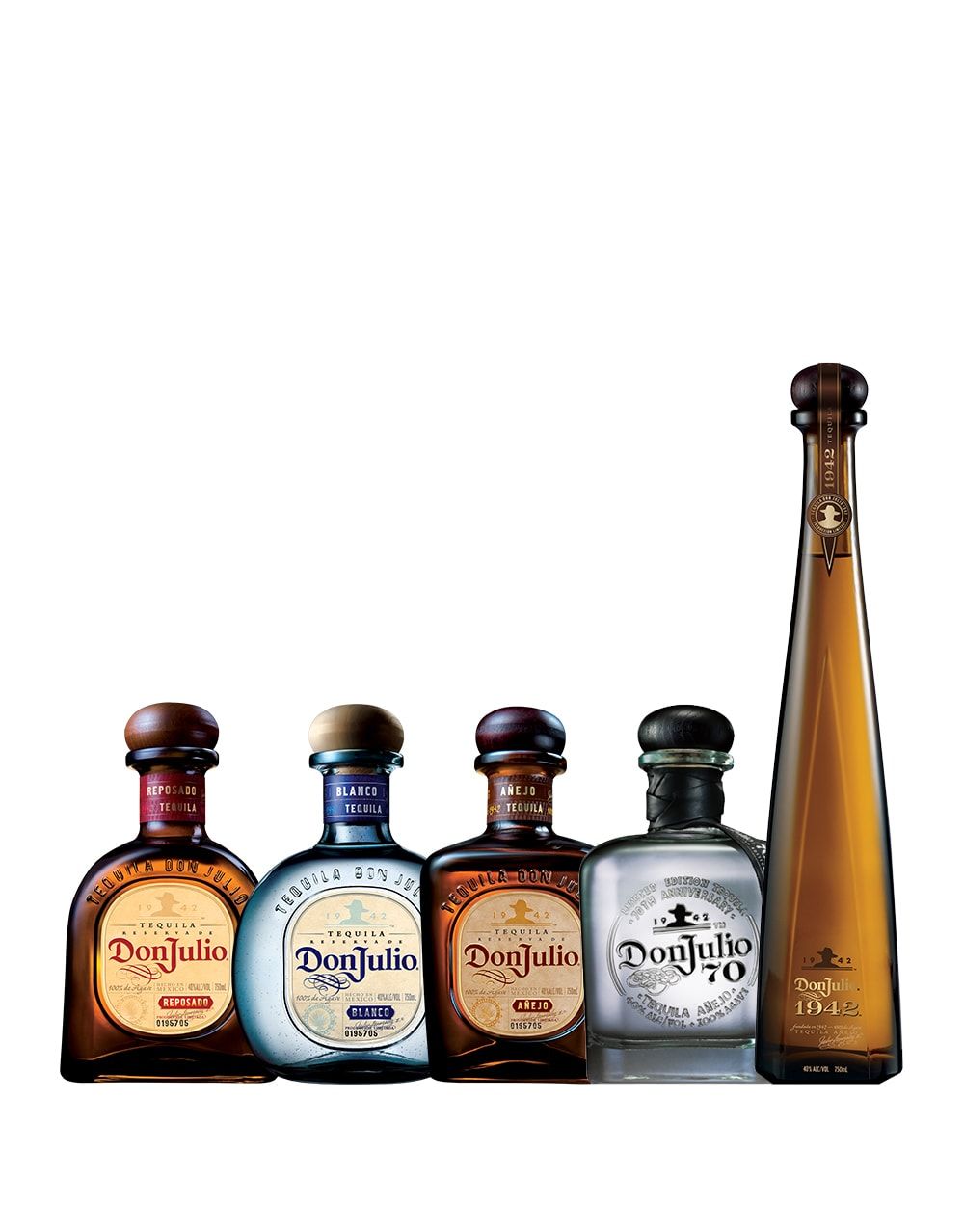 Don Julio Collection 5 Bottles Reservebar