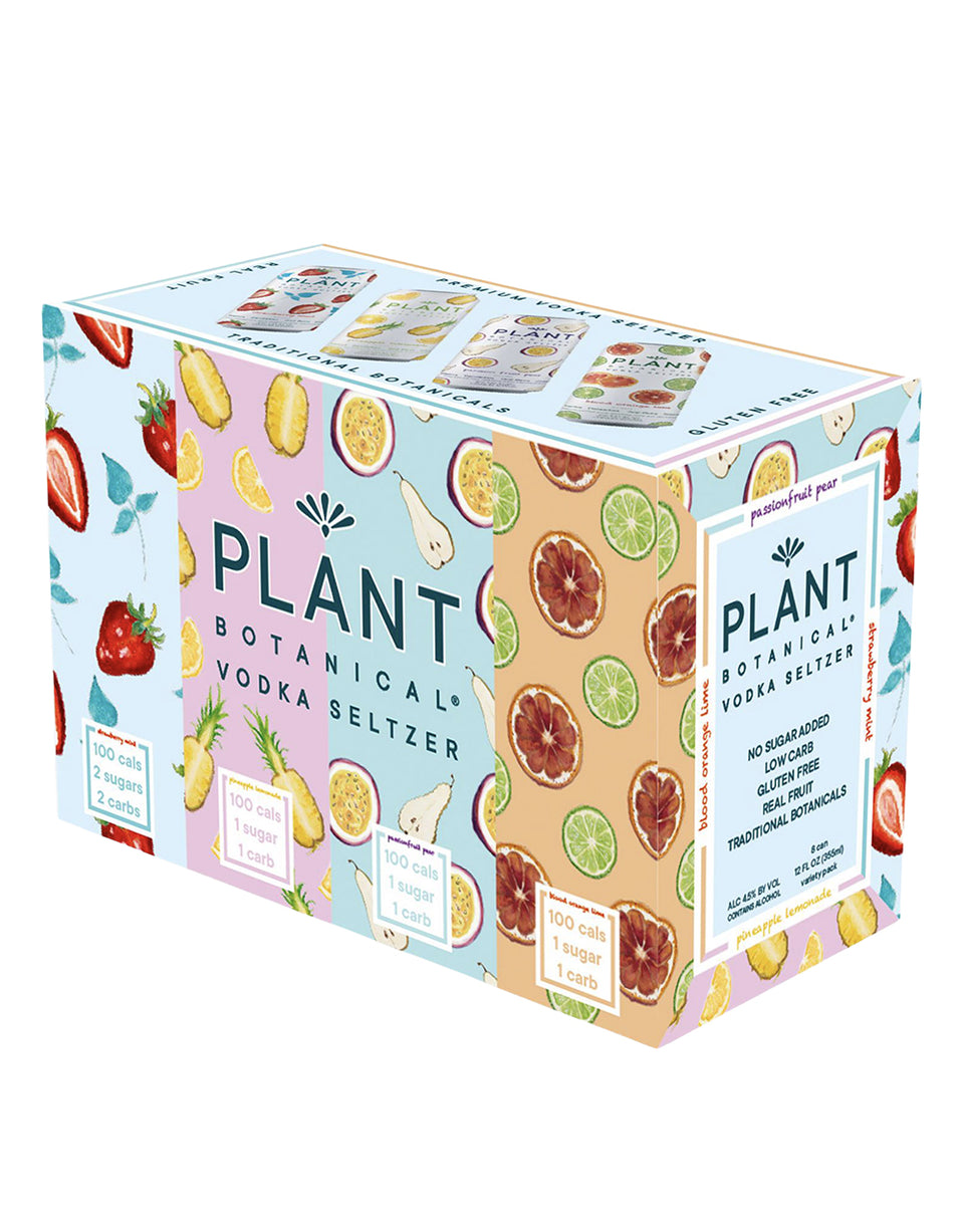 Plant Botanical Variety Pack Botanical Vodka Seltzer Reservebar