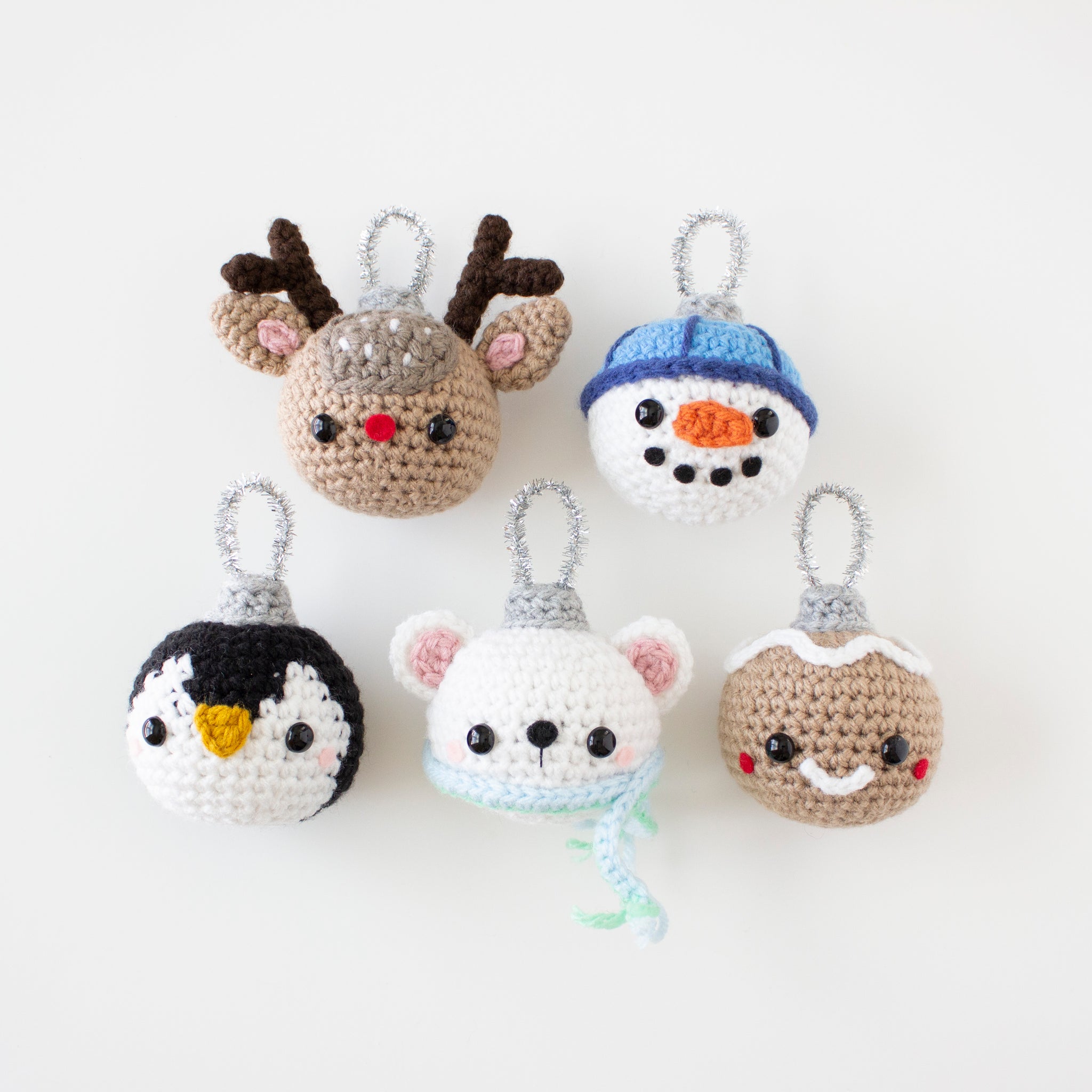 Crochet Pattern Christmas Ornaments Pdf Amigurumi Pattern A Menagerie Of Stitches