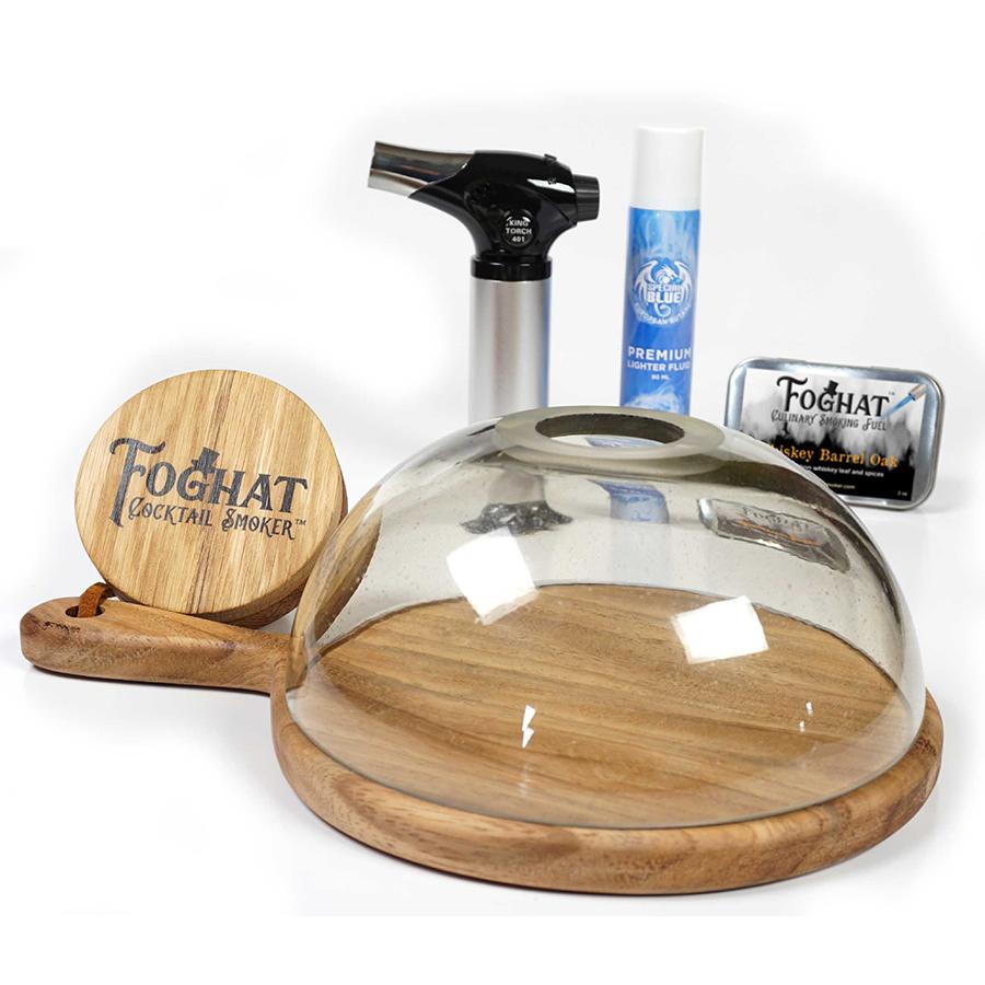 Foghat Cocktail Smoker With Cloche Set Woods Goods Co