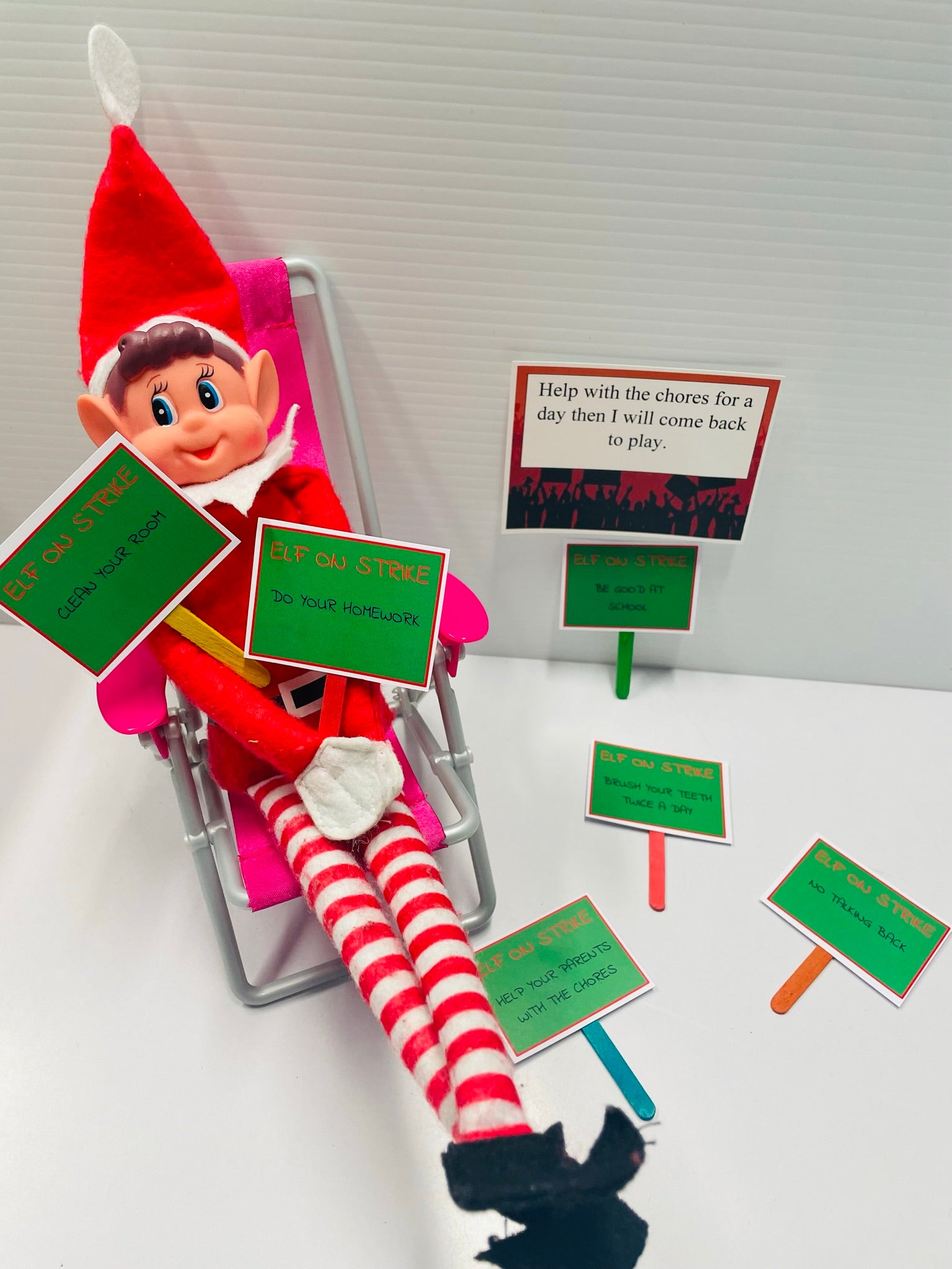 24 Day Elf On The Shelf Set Up Kit Elf Not Included Preschool In A Box