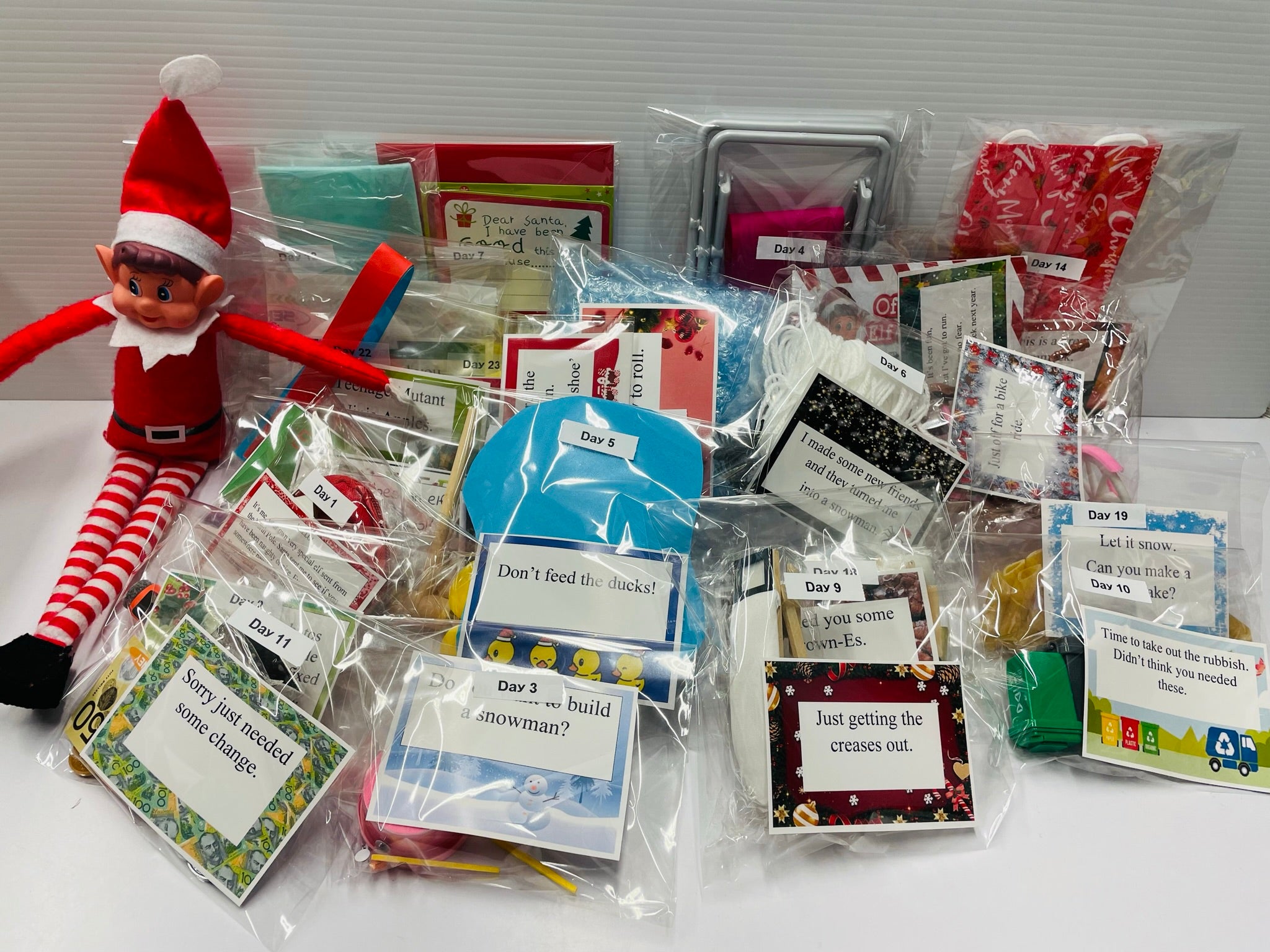 24 Day Elf On The Shelf Set Up Kit Elf Not Included Preschool In A Box