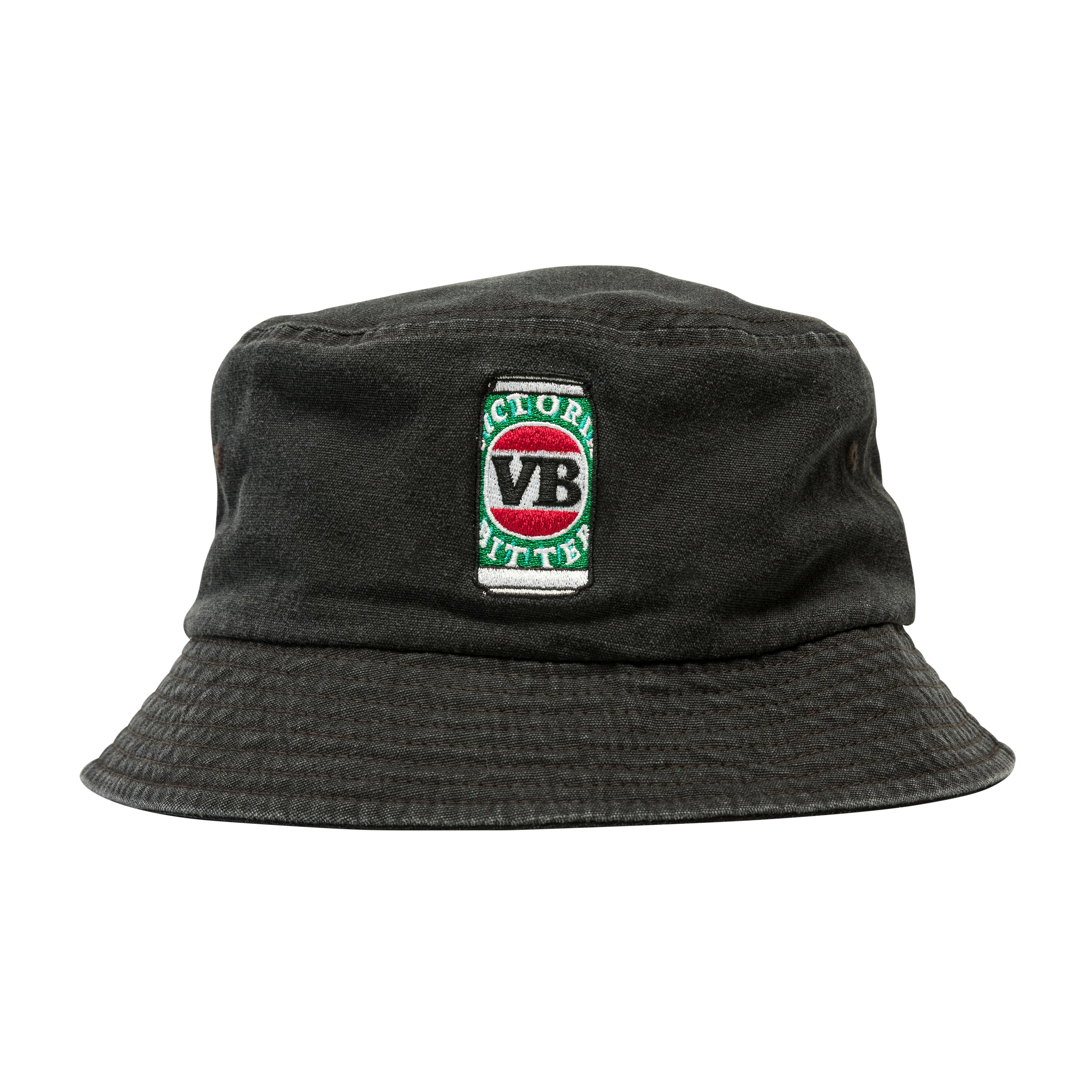 Vb Can Vintage Bucket Hat Black Victoria Bitter