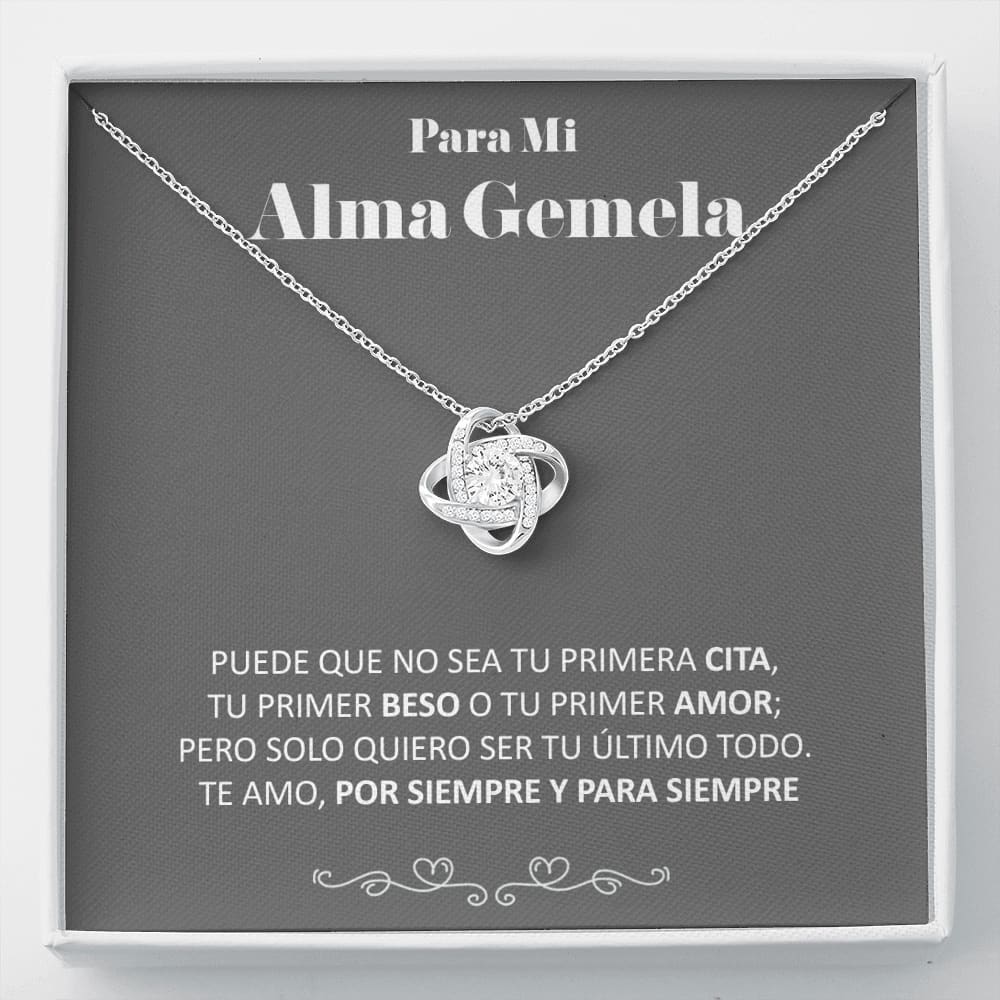 Top10hq Net Para Mi Alma Gemela Love Knot Necklace Top10hq Net
