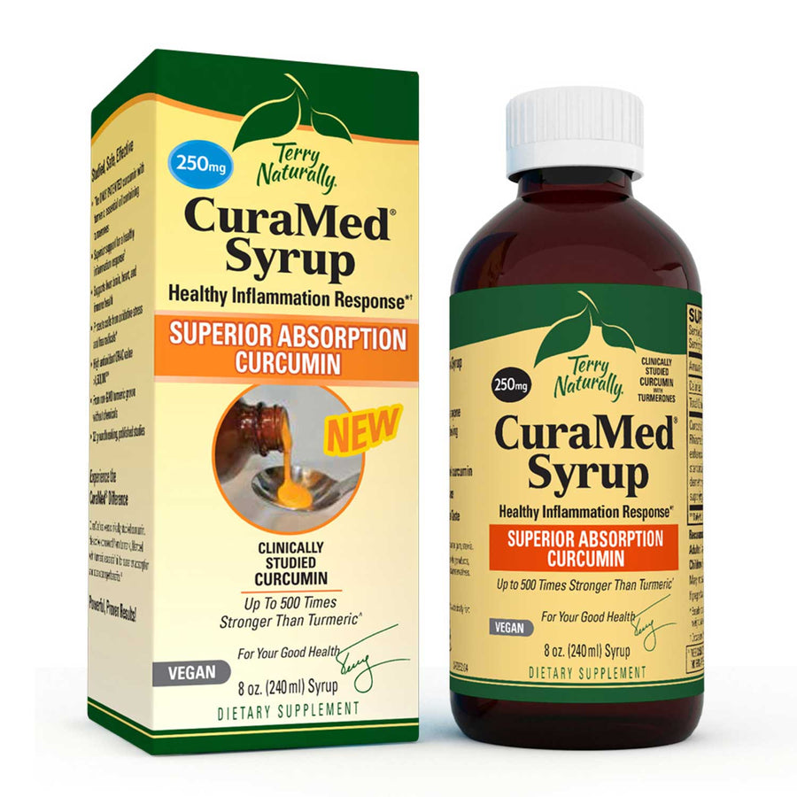 Terry Naturally Curamed Syrup 250 Mg Bcm 95 Curcumin Promotes Heal Vitamin Discount Center Llc