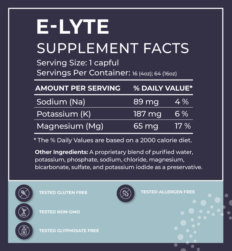 Balanced Electrolyte Concentrate E Lyte Bodybio