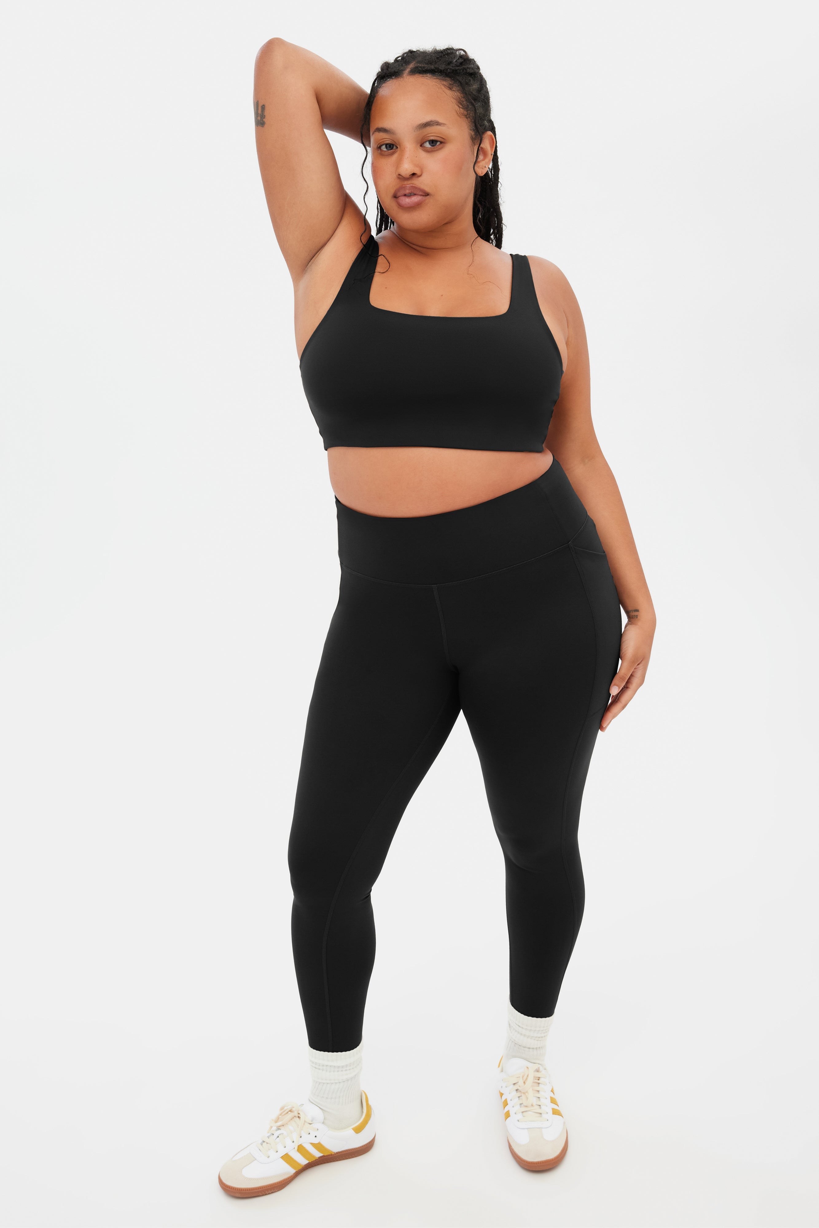 Black Compressive Pocket Legging