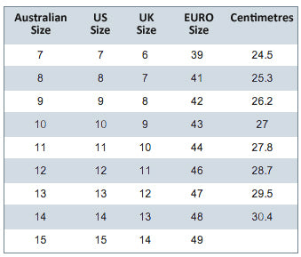 Opruiming European Sizes To Australian Shoes