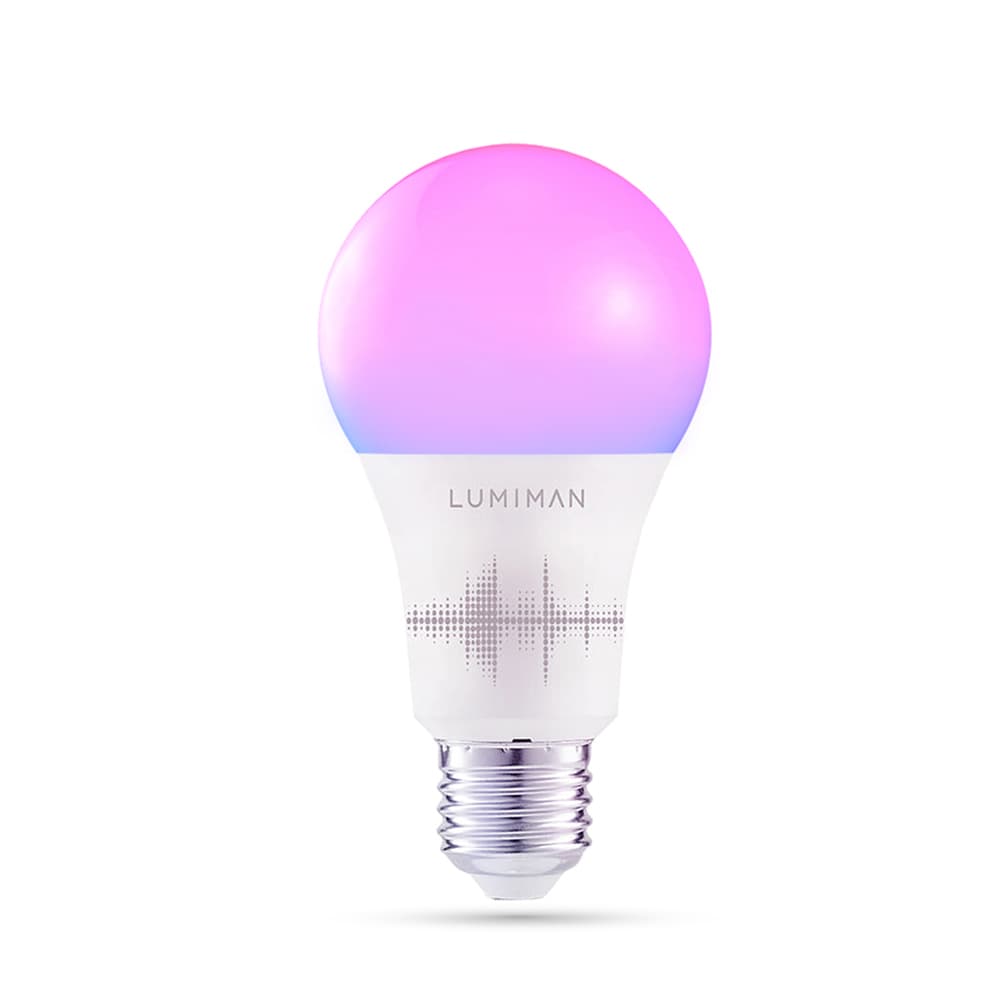 Lumiman Pro Wifi Smart Led Light E27 Screw Colour Changing Bulbs Alexa Voice App Control