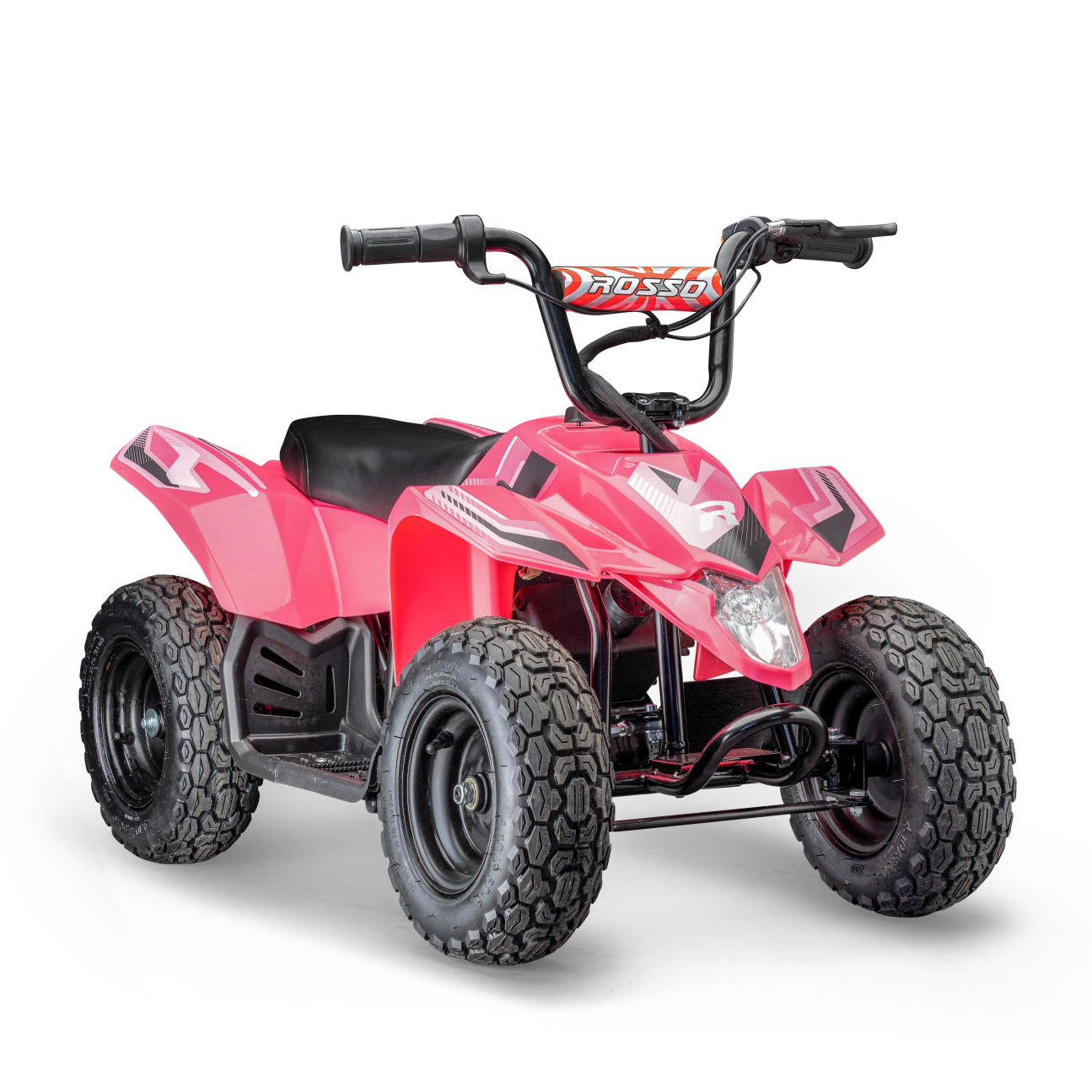 Electric Pink Four Wheeler For Girls Rosso Motors Equad Atv Rosso Motors Kids Toys