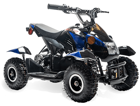 Rosso Motors Equad S Blue 500w Kids Atv 4 Wheeler Ride On For Kids Rosso Motors Kids Toys