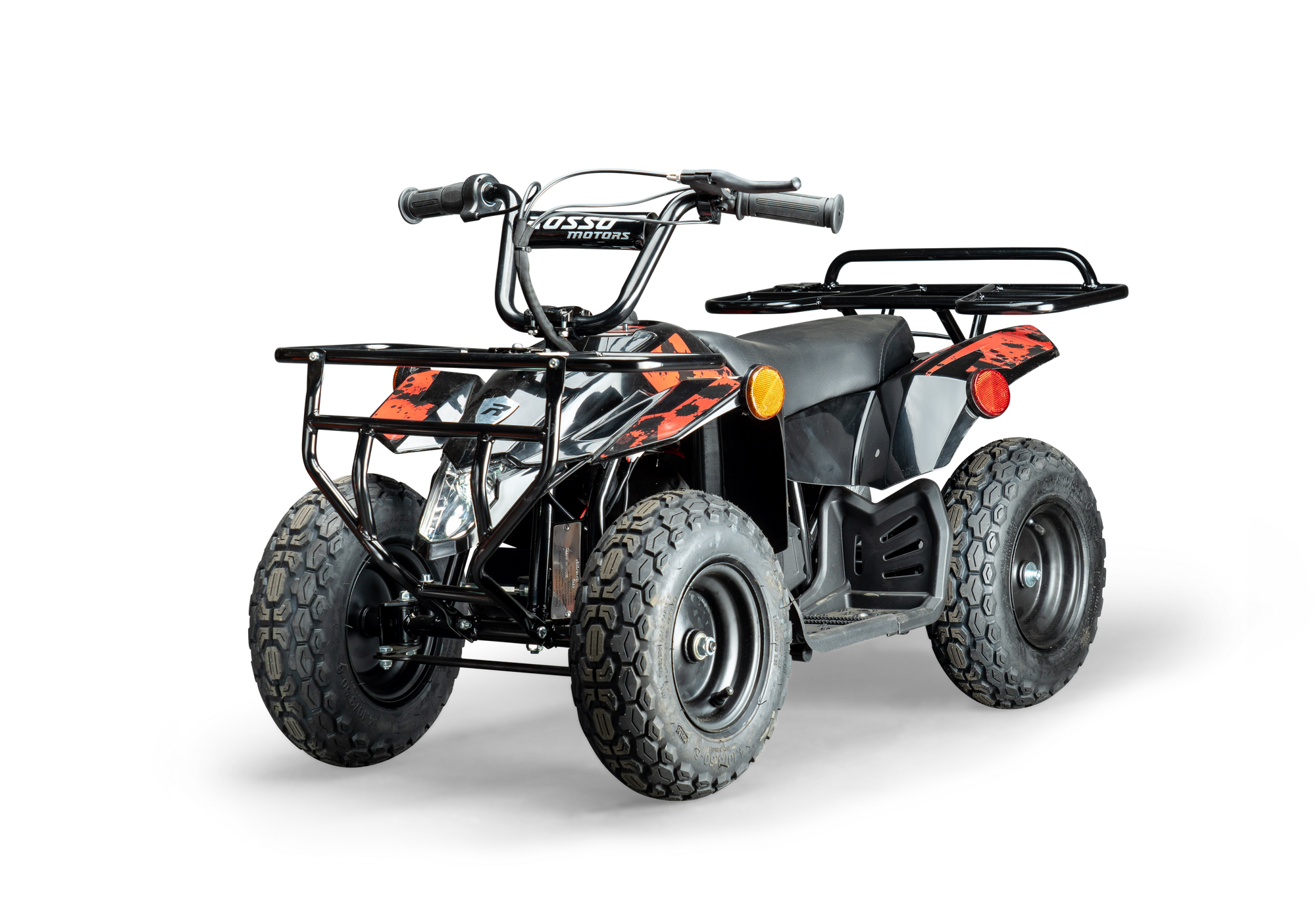 Rosso Equad R Ride On Utility 4 Wheeler For Kids Inferno Red Astm Rosso Motors Kids Toys