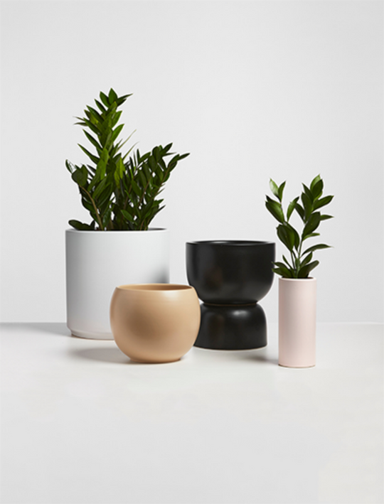 Peach Pebble Ceramic Planters