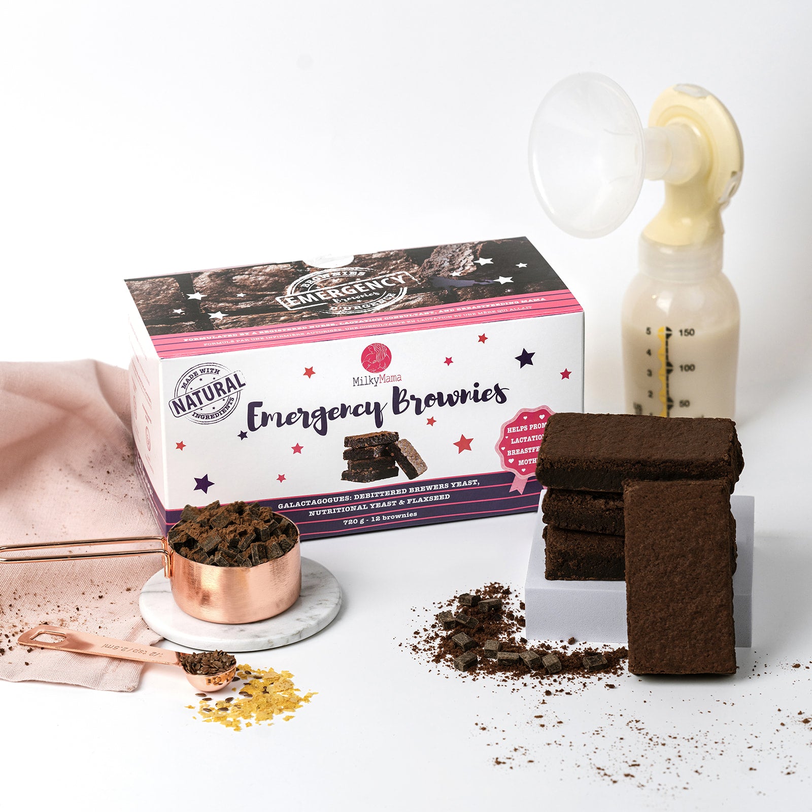 Emergency Brownies 1 Dozen Milky Mama Canada