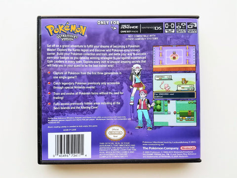Pokemon Ultra Violet Version Gameboy Advance Gba Custom Fan Made Hack Retro Gamers Us