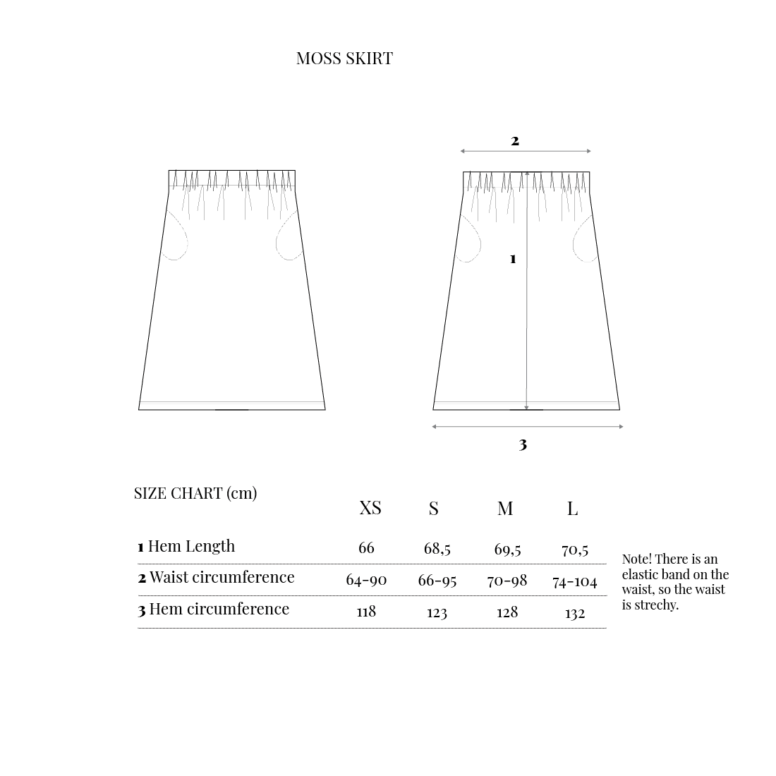 Moss Skirt Sustainable Skirts Morico By Mori Collective
