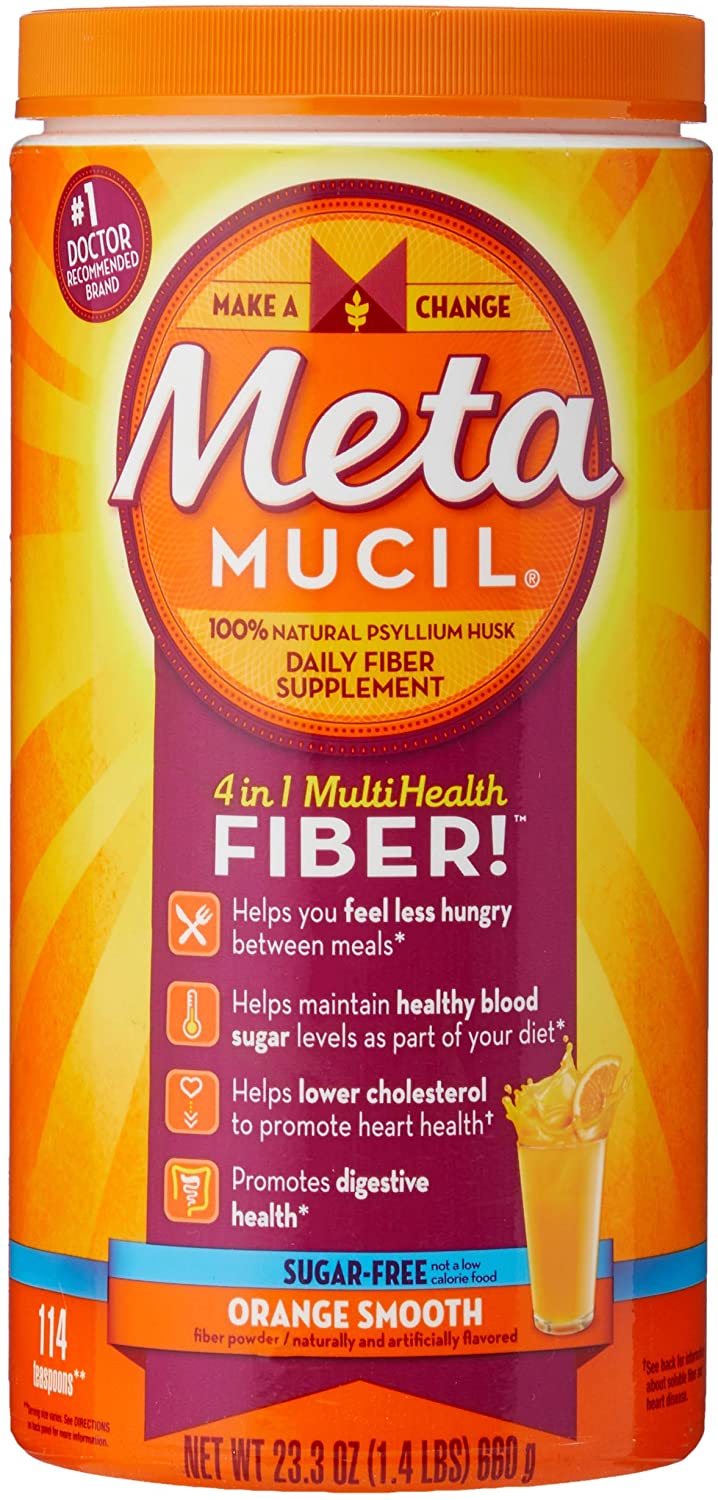 Metamucil Fiber 4 In 1 Psyllium Fiber Supplement Sugar Free Powder 1 Phillips Pharmacy