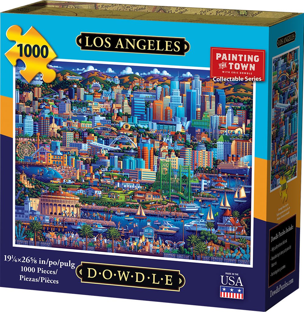 Los Angeles 1000 Piece Dowdle Jigsaw Puzzle