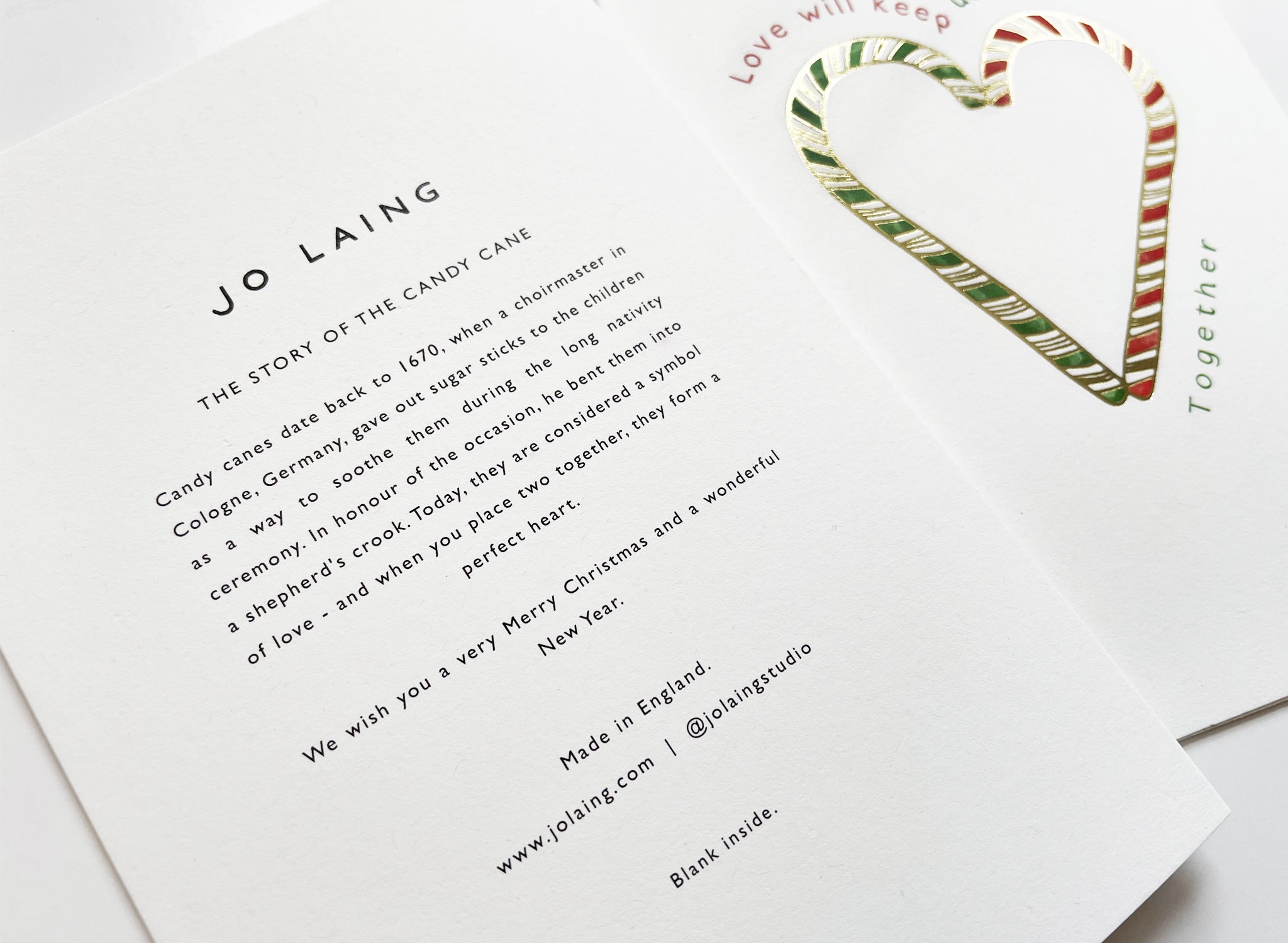 Love Will Keep Us Together Christmas Cards Jo Laing