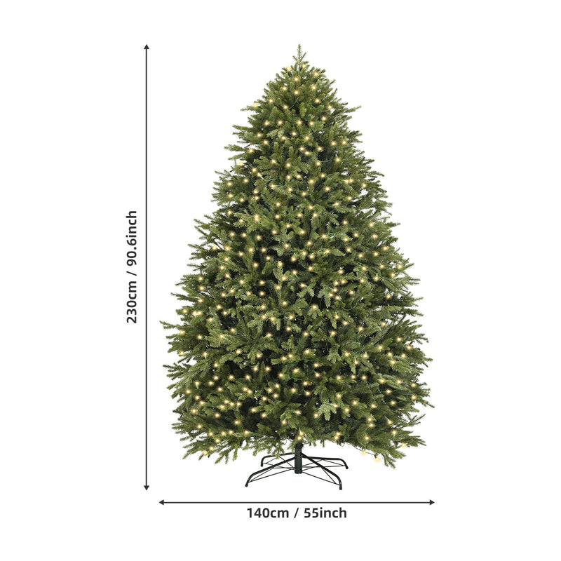 Artiplanto Oscar Most Realistic Artificial Fir Pre Lit Christmas Tree Artiplanto
