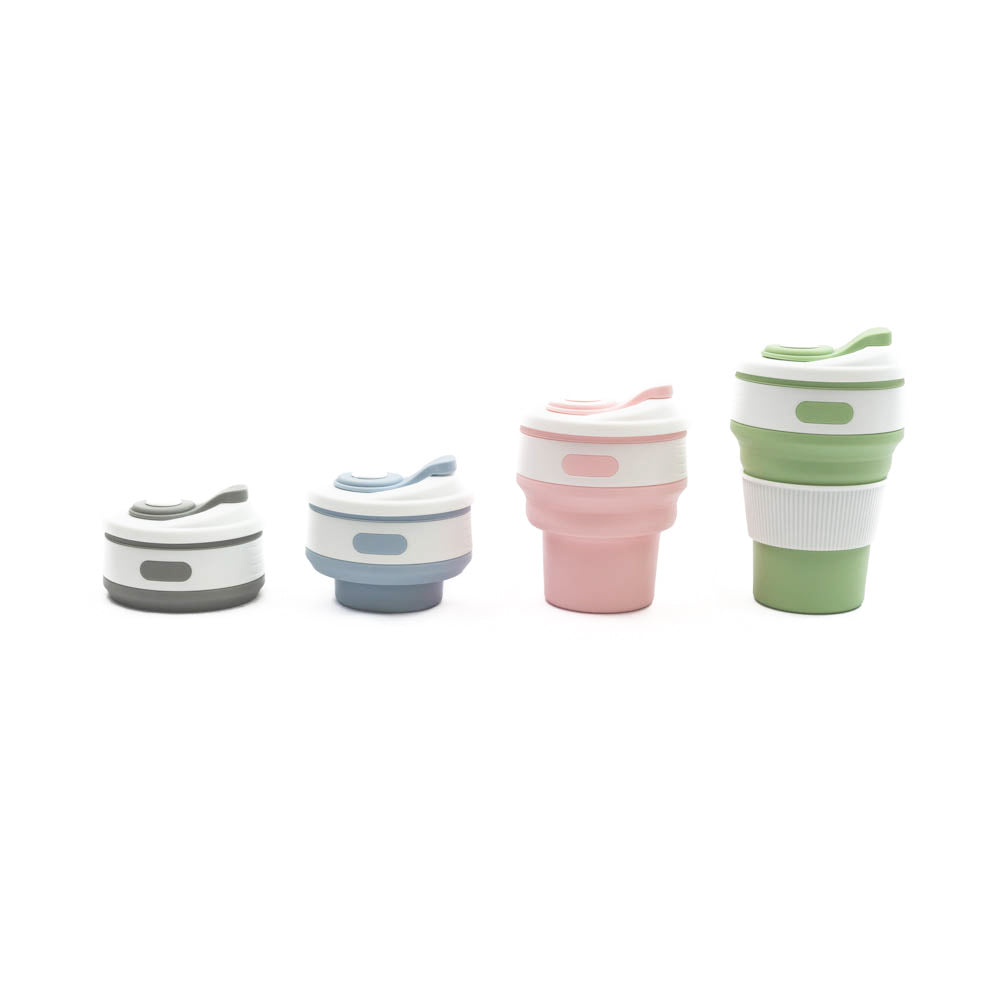 Collapsible Silicone Coffee Mug Portable For Travel Net Zero Co
