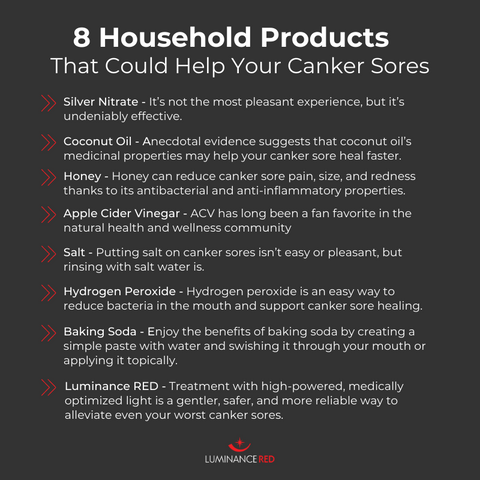 8 Household Products That Could Help Your Canker Sores Luminance Red