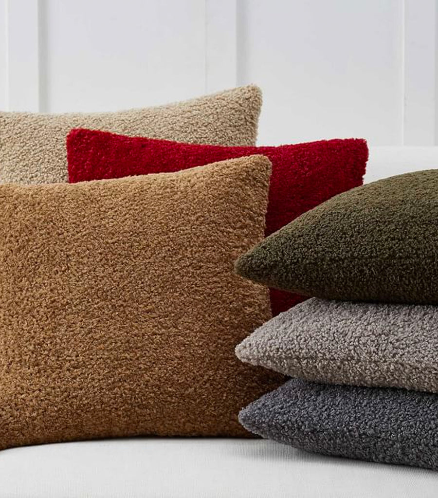 Pottery Barn Cozy Teddy Faux Fur Pillow Cover Rustan S