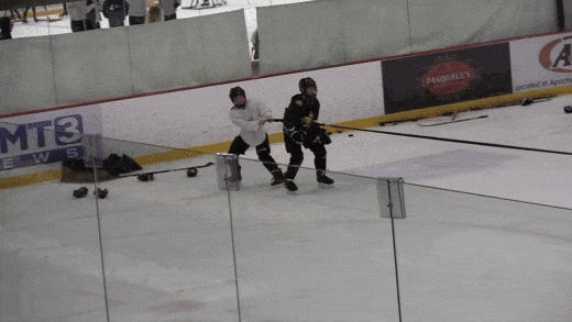 On Ice Hockey Speed Bungee System