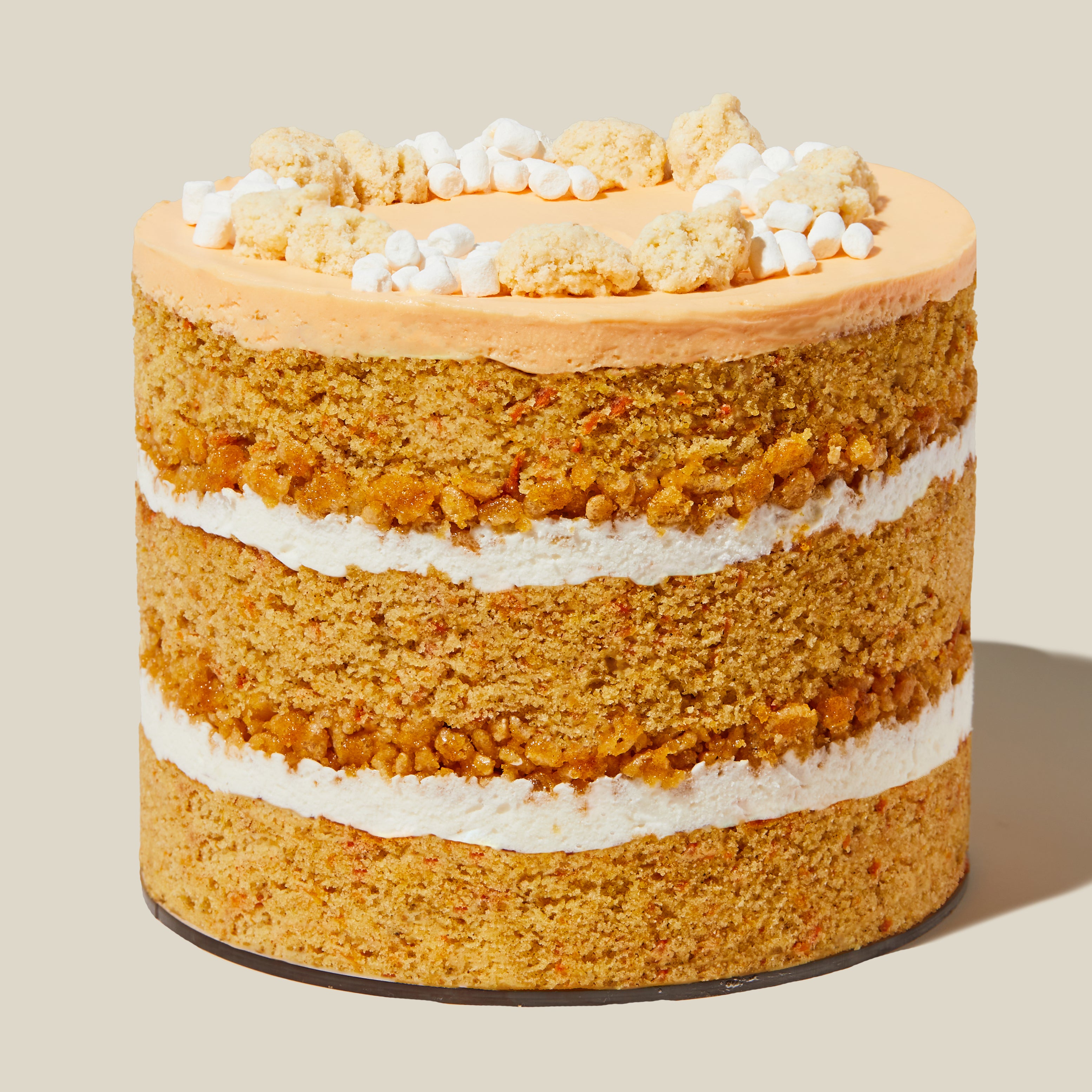 Carrot Marshmallow Crackle Cake Milk Bar