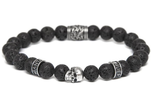 Continuarono I Braccialetti Di Perline Uomo Santa Muerte