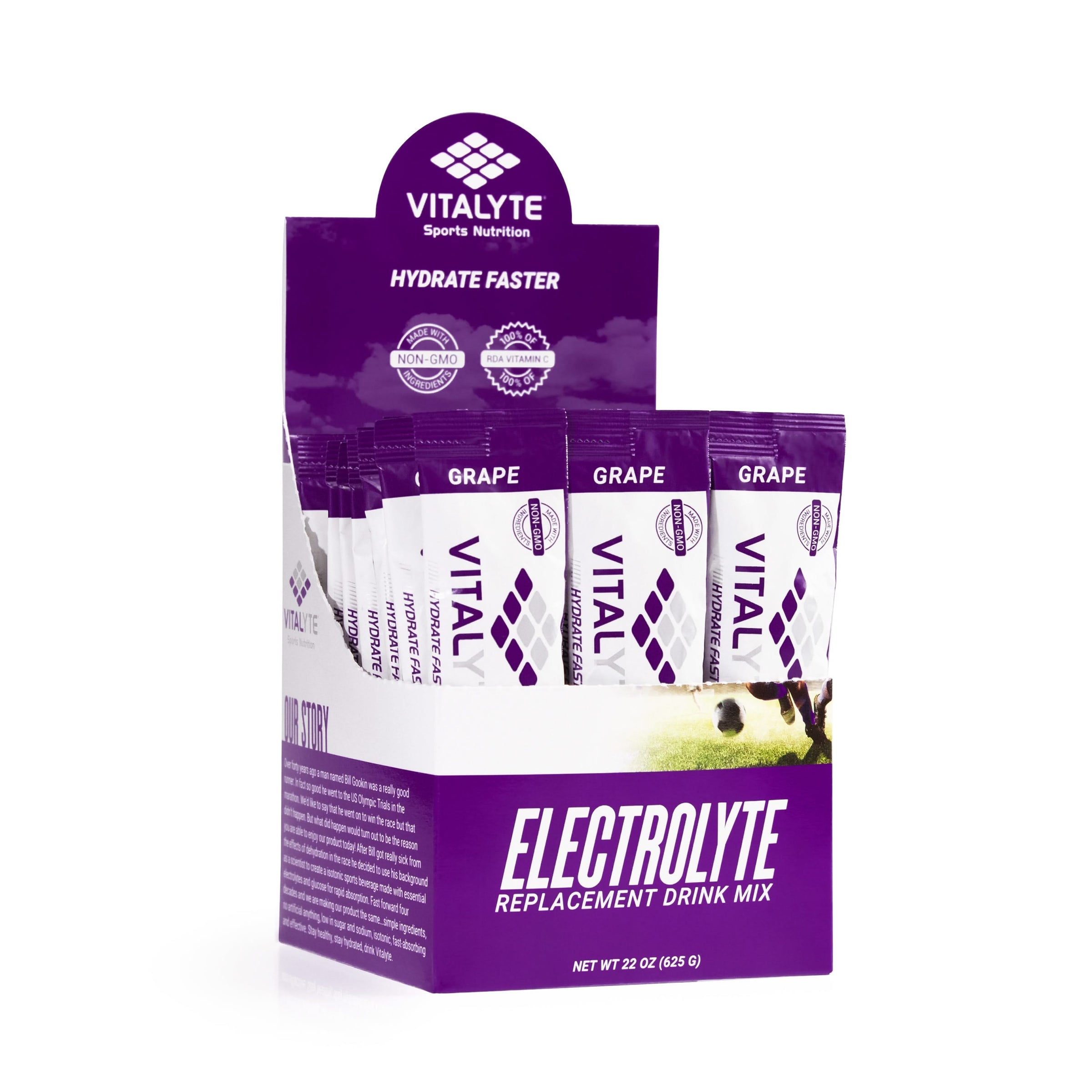 Grape Electrolyte Powder Stick Packs Best Electrolyte Powder Vitalyte