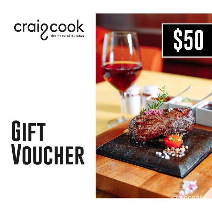 Craig Cook 50 Online Gift Voucher