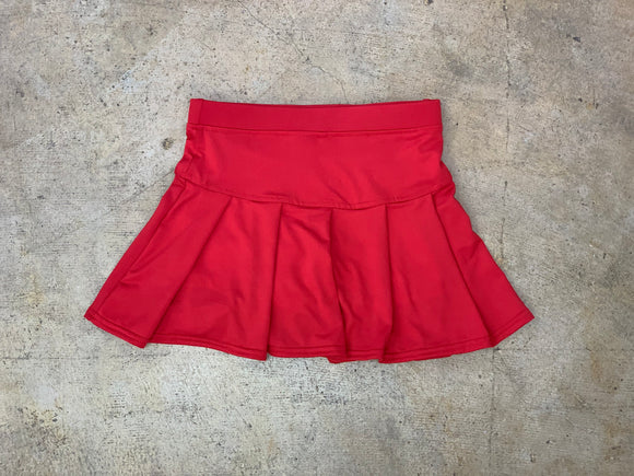 Red Tennis Skirt The Spotted Mule
