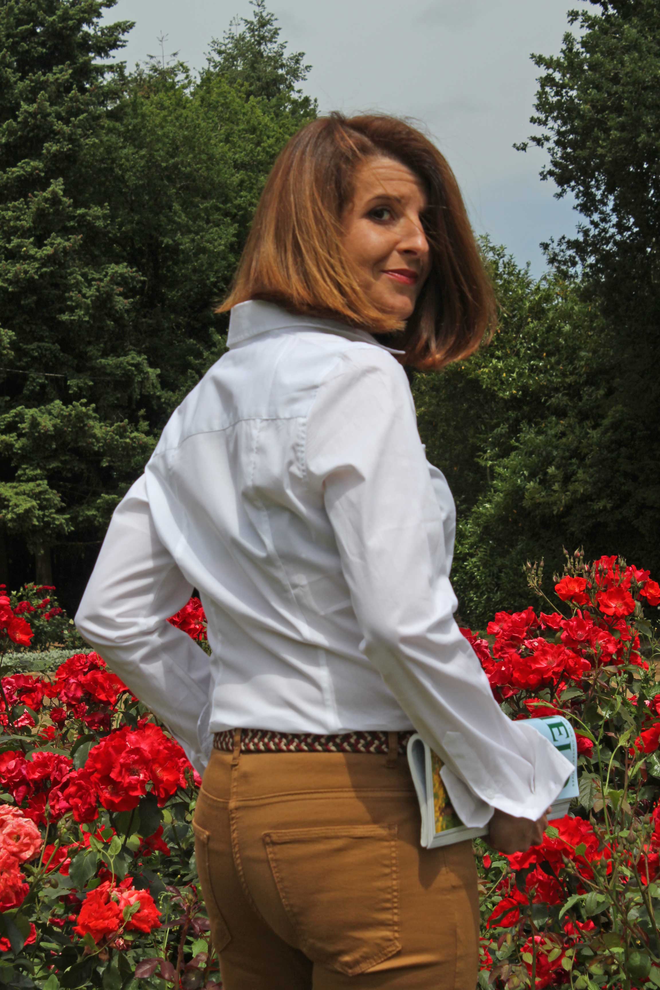 Chemise Femme En Popeline Blanc Sunday Fox