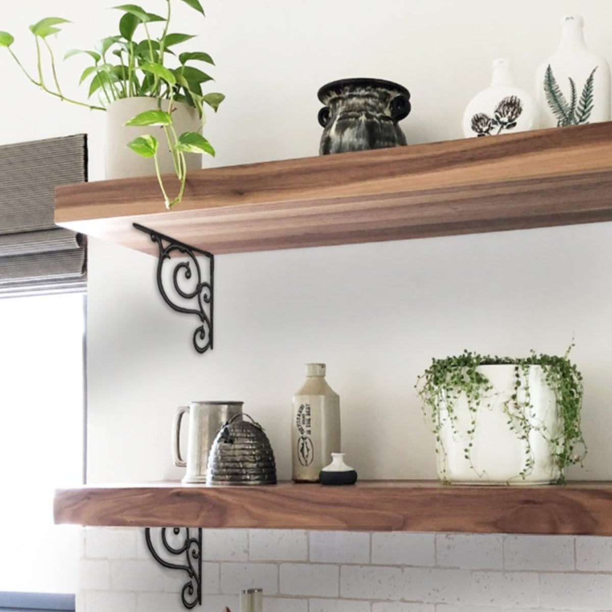Metal Iron Decorative Shelf Brackets Iron Accents