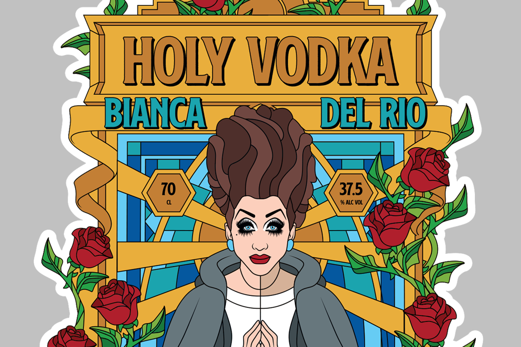 Holy Vodka Bianca Del Rio Silver Circle Distillery